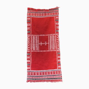 Vintage Red Wool Rug