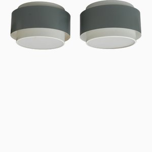 Saturn Ceiling Lamps by Jo Hammerborg for Fog & Mørup, 1960s, Set of 2