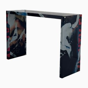 Console Table by Mimmo Rotella and Zero Design, 1990s