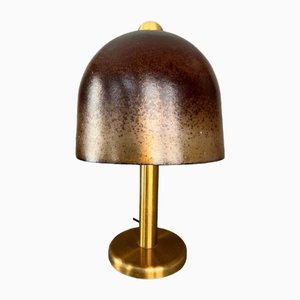 Vintage Glass Dome Table Lamp from Peill & Putzler, 1970