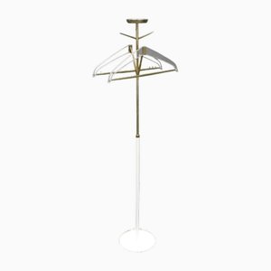 Coat Rack in Brass and Acrylic from Vereinigte Werkstätten Collection, 1950s