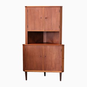 Danish Teak Corner Cabinet, 1960s