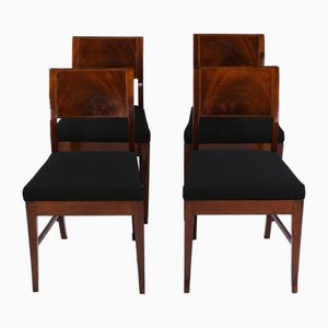 Vintage English Dining Chairs, Set of 4