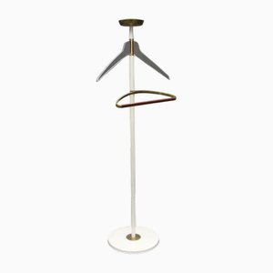 Brass and Acrylic Glass Coat Rack from Vereinigte Werkstätten Collection, 1950s