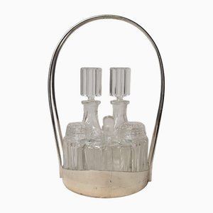 Art Deco Condiment Server, Set of 6