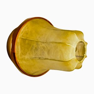 Pear-Shaped Cocoon Wall Lamp in Resin and Pine, 1960
