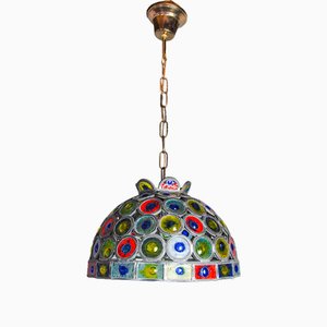 Brutalist Pendant Lamp by Felipe Derflingher for Feders, 1960