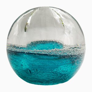 Bruciatore di profumo in vetro soffiato e soffiato di Murano