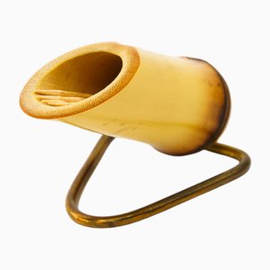Small Toothpick Holder in Bamboo, Vienna, 1950s