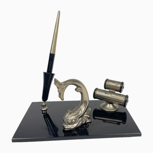 Bolígrafo italiano vintage con calendario, años 20