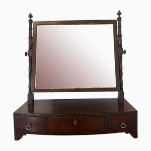 Antique George III Mahogany Dressing Table Mirror, 1800