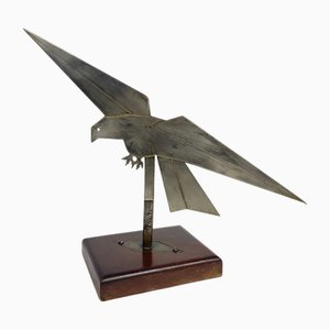 Vintage Falco Metall Ornament, 1950er