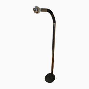 Periscope Floor Lamp in Chromed Steel and Rubber by Martini Luce, 1970s