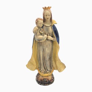 Madonna con Bambino di Majolika Karlsruhe, anni '30