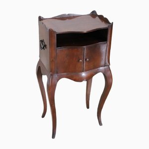 Antique Walnut Nightstand, Late 19th Century
