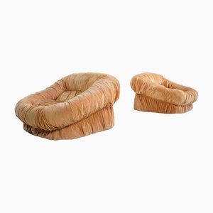 Fauteuils Vintage par De Pas Durbino & Lomazzi, Italie, 1970s, Set de 2