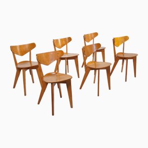 Chaises BN-1 par Wim Den Boon pour De Toekomst, 1940s, Set de 6