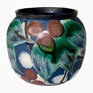 Art Nouveau Studio Ceramic Vase by Herman August Kähler, Denmark, 1930s