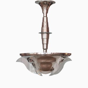 French Art Deco Pendant Lamp, 1930s