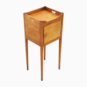 Comodino antico georgiano in mogano