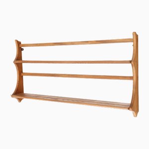 Vintage Plate Rack Wall Shelves from Ercol, 1970s