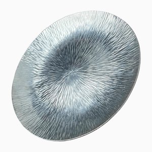 Assiette Vintage en Métal de Svensk Tenn, Suède