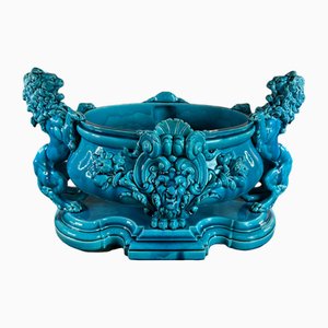 Large Slip Planter from Jules Vieillard Bordeaux, 19th Century