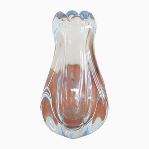 Vase en Verre Coloré par Vicke Lindstrand pour Orrefors, 1950s