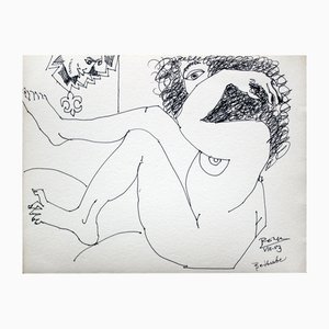 Leszek Rózga, Bethsabe, 2003, Ink on Paper