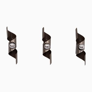Space Ace Wall Sconces from Raak, 1970s, Set of 3