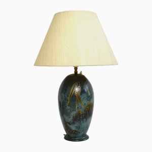 Large Art Deco Table Lamp by Paul Haustein for WMF, 1930s