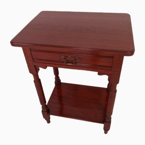 Table d'Appoint Art Nouveau en Acajou, 1890s