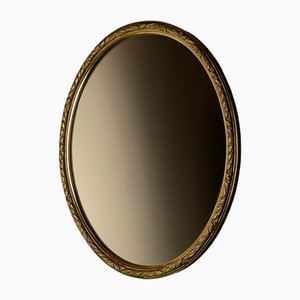 Miroir Vintage avec Cadre en Laiton, Italie, 1950s