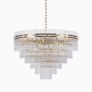 Large Waldorf Chandelier from Pure White Lines