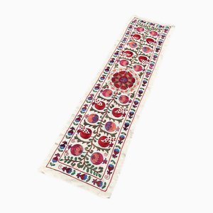 Vintage Pomegranate Crochet Table Runner, 1980s