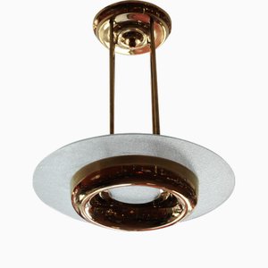 Lampe à Suspension Art Déco par Henri Petitot pour Maison Petitot, 1930s