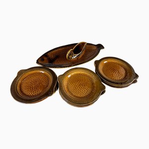 Sarguemines Fish Service, 1960s, Set of 11