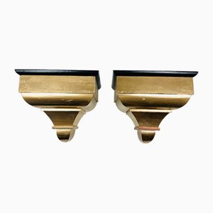 Gotische Wandkonsolen, 2er Set