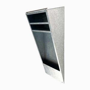 Postmodern German Metal Wall Shelf from Radius Design, 1980s