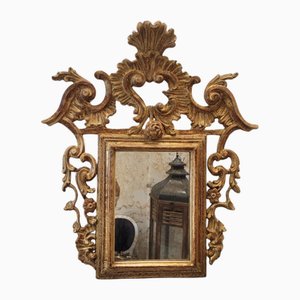 Louis XVI Style Cornucopia Mirror in Carved and Gilded Wood, France, 1920s