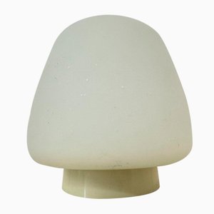 Art Deco Bauhaus Opaline Glass Ceiling Lamp, the Netherlands, 1930s