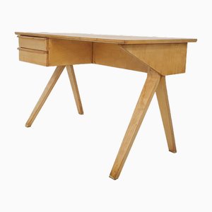 Bureau EB02 Vintage en Bouleau par Cees Braakman pour Pastoe, 1959