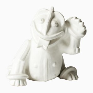 Statuetta Dragon Puppy di Wilhelm Kåge di Gustavsberg, anni '40