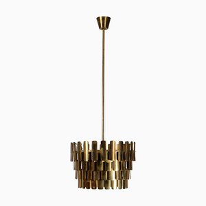 Swedish Brass Pendant attributed to Tyringe Konsthantverk, 1960s