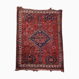Vintage Oriental Rug with Red Tones