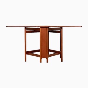 Teak Wood Folding Table by Tom Robertson for MacIntosh, 1960s