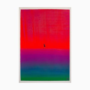 Gozo, Radiant Dusk, 2024, Acrylic on Paper