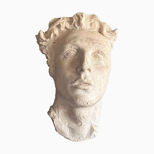 Decorative Roman Gypsum Face, 1970s