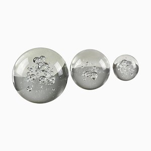 Glass Ornaments by Alfredo Barbini for Barbini Murano, Italy, 1980s, Set of 3