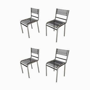 Bauhaus Modell Sandows Stühle von René Herbst, 1960er, 4er Set
